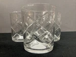 Gibson Home Clear Diamond Double Old Fashioned Glasses 13.5OZ Set Of 4. Fixed Price $36.38.