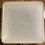 Vintage Tupperware Large Square Keeper 13 X 5-14 #166-4 & Lid Seal #223-6. Fixed Price $25.00.