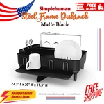 Simplehuman Steel Frame Dishrack Compact Stainless Kitchen Drying. Fixed Price $79.95.