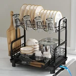Romision 2 Tier Compact Stainless Steel Dish Drainers Drying Rack For Kitchen.... Fixed Price $52.58.