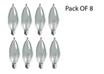 Ge Proline 40 Watt Clear Cac 130V - Bent Tip Decorative Light Bulbs (lot Of 8). Fixed Price $14.99.