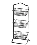 Simple Houseware 3-TIER Rigid Wire Market Fruit Basket Stand, Tier, Black. Fixed Price $83.99.