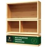 Royal Craft Wood Luxury Bamboo Drawer Organizer Storage Box, 3-PIECE, Natural. Fixed Price $46.42.