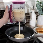 Chef Buddy Pancake Batter Dispenser Kitchen Measuring Baking Tools Holds 4 Cups. Fixed Price $19.99.