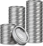 Rust-proof Wide Mouth Mason Jar Lids Rings, Canning With Bands. Fixed Price $20.79.