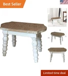 Wooden Bathroom Farmhouse Step Stool, Foot For Adults Kids, Bedsid.... Fixed Price $67.28.