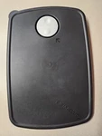 Replacement Tupperware Microwave Reheatable Rock Serve Black/white Lid 3382A-2. Fixed Price $14.99.