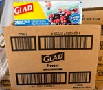 Glad Zipper Food Storage Freezer Bags - Quart 20 Count (pack Of 4). Fixed Price $15.00.