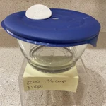 Pyrex Pro Storage 1/3 Cup Dish & Vented Cover Blue 8200-VPC. Fixed Price $12.00.