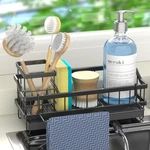 Cewomuc Sponge Holder For Kitchen Sink - Countertop Rustproof Stainless Black. Fixed Price $17.84.