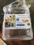 Frigidaire Fridge & Freezer 3 Piece Bin Set New Crafts Storage Shop Pantry. Fixed Price $9.99.
