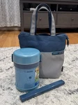 Zojirushi SL-MEE07AB Ms.bento Stainless Lunch Jar, Aqua Blue. Fixed Price $29.99.