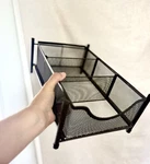 3-COMPARTMENT Metal Mesh Storage Basket Organizer, Home, Office, Kitchen. Fixed Price $33.24.