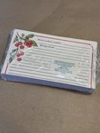 1987 Current Fruit Themed Double Recipe Card Nip Vintage. Fixed Price $12.99.