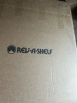 Rev-a-shelf 24" Kidney Lazy Susans 2-SHELF, White. Fixed Price $74.50.