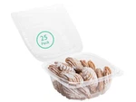 Smygoods Dessert Containers, (pack Of 25-6X6X3) Disposable Plastic Clamshell .... Fixed Price $31.62.