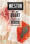 Quart Vacuum Sealer Bags, 8"X12", 100 Count, Clear Food Storage. Fixed Price $101.18.