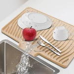 Silicone Dish Drying Mat For Kitchen Countertops And SINKS,19 X13.7 Inch Non .... Fixed Price $26.18.