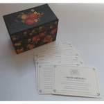Main Street Press Susan Winget 4X6 Recipe Card Box Fruitful Bounty Botanical #ad. Fixed Price $15.19.
