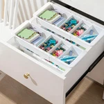 5 Pcs Expandable Drawer Organizer Bins Adjustable Deep Hanging Organiz.... Fixed Price $64.06.