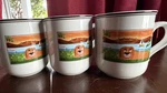 Set 3 Villeroy & Boch Design Naif Porcelain Mugs Vintage Tea Cup Coffee. Fixed Price $25.98.