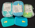 Tupperware Crystalwave Microwave Bowl Set Rectangular 5 Container. Fixed Price $64.35.