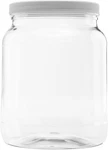 Plastic Storage Jars With Leak Proof Lids, Bpa Free, Hand Wash Only (64OZ, 1PK. Fixed Price $23.40.