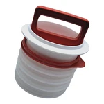 New Tupperware Large Press Ring Seal 4 Freezer Safe Keepers Hamburger. Fixed Price $50.00.