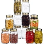 Bormioli Rocco Quattro Stagioni Mason Glass Mini Jars (17 Oz). Fixed Price $29.99.