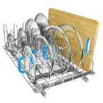 Pull Out Pot And Pan Lid Organizer Inside Cabinet - Lifetime Ltd. Warranty .... Fixed Price $102.09.