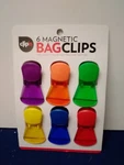 Clip'n 6 Magnetic Bag Clips Multi-purpose Assorted Colors 3 Inches Length. Fixed Price $7.55.