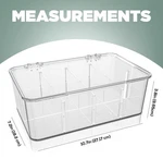 Utopia Home - Tea Bag Organizer With Lids, Clear Pantry Storage Box (3.... Fixed Price $23.99.