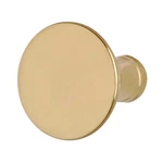 Cabinet Knob Bright Solid Brass Pedestal 1/4" Renovator's Supply. Fixed Price $13.99.