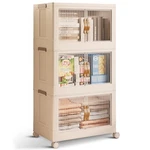 Storagebud 3 Tier Large Stackable Bins With Lids Open Front - White. Fixed Price $109.78.