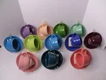 Fiesta Ware Teacup & Saucer Set You Pick Color Homer Laughlin Usa Stand Included. Fixed Price $9.99.