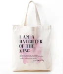 Zeghk Bible Canvas Tote Bags For Women, Christian 15 X Inches, White. Fixed Price $22.02.