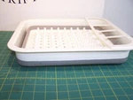 Madesmart EMW6337273 Collapsible Dish Rack Grey/white. Used. Fixed Price $6.75.
