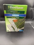 Foodsaver Quart Vacuum Seal Bags - Clear, Pack Of 44. Fixed Price $16.00.