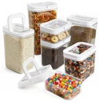 Fliplock Airtight Pantry Storage Containers, 7 Piece Rectangular Set, One-han.... Fixed Price $78.75.