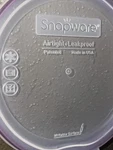 Snapware 6" Diameter Storage Container Replacement Air Tight Teal Writable Lid. Fixed Price $11.99.