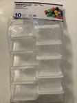 10 Pcs Sure Fresh Mini Rectangular Containers With Lids For Food Storage. Fixed Price $9.97.