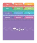 Jot & Mark Recipe Card Dividers - 24 Tabs Per Set, Works 4X6 Inches, Rainbow. Fixed Price $25.93.