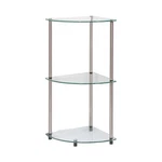 Convenience Concepts DESIGNS2GO Classic Glass 3-TIER Corner Shelf 13.75" Moder. Fixed Price $90.51.