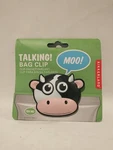 Talking Bag Clip Moo! - Cow Kikkerland 052611. Fixed Price $11.69.
