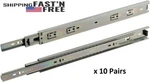Pair- Full Extension 100 Capacity Ball Bearing Drawer Slide 10"-24". Fixed Price $70.99.