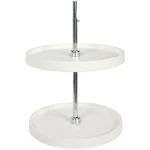 Knape Vogt Plastic Lazy Susan Organizer, 2-TIER For Cabinet,. Fixed Price $108.11.