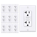 Bestten 20A Gfci Outlet Thinner Design Gfi Electrical Led Indicator, 10-P. Fixed Price $97.94.