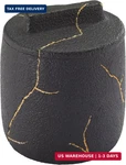 Nicole Miller - Covered Jar, Resin Countertop Accessories, Dorm Room Essentials. Fixed Price $36.21.