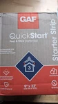 Quick Peel And Stick Starter Roll. ( 9 X 33 ). Fixed Price $12.20.