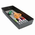 Rubbermaid, Drawer Organizer, Gray, 6 X 15 2 Inches. Fixed Price $9.16.